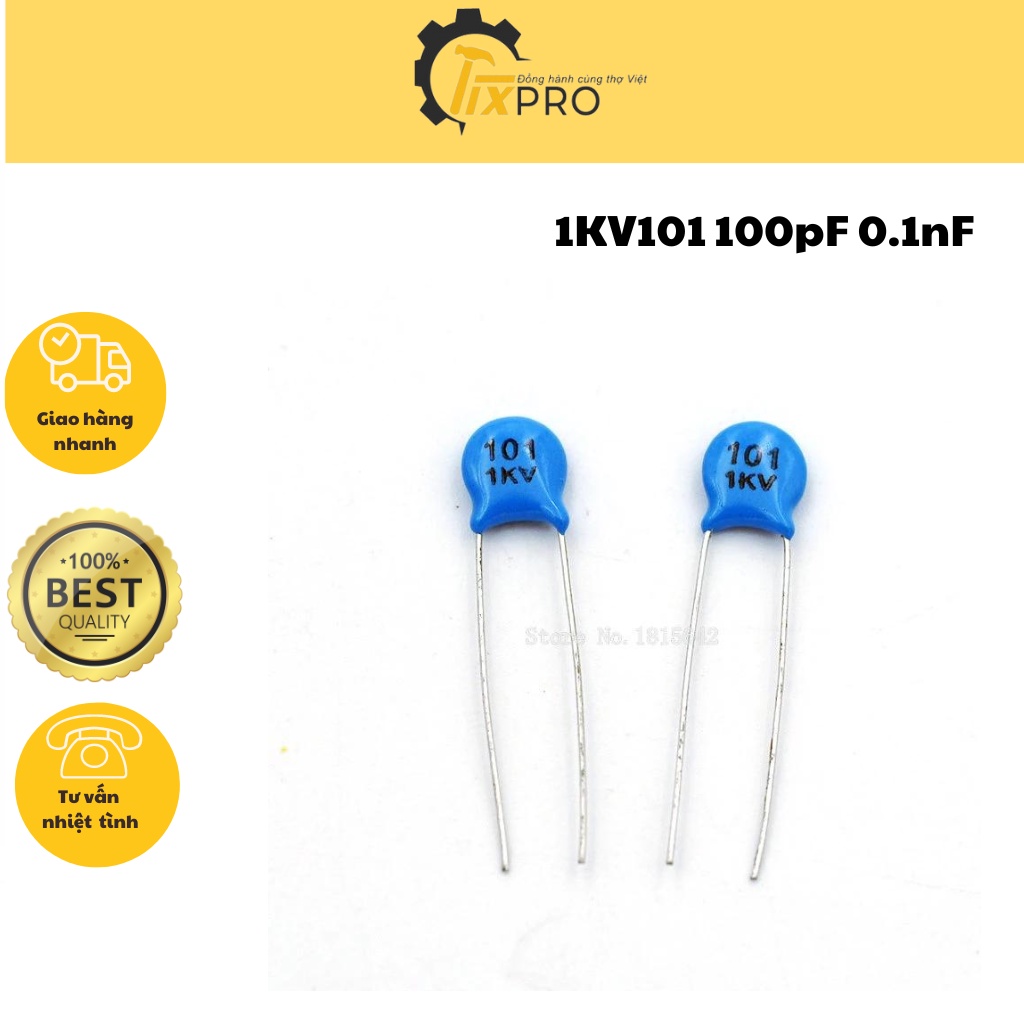 Tụ cao áp 1KV101 100pF 0.1nF 1000V