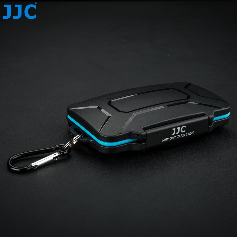 Hộp bảo vệ JJC chống nước cho thẻ SD MicroSD TF Micro Nano SIM với đầu đọc thẻ USB 3.0 SD phụ kiện máy ảnh DSLR