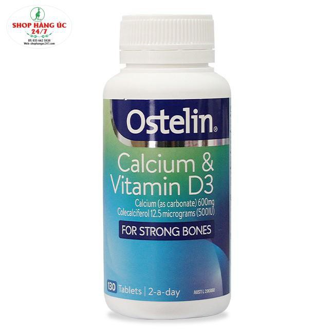 THỰC PHẨM BỔ SUNG OSTELIN CALCIUM & VITAMIN D3 130 VIÊN