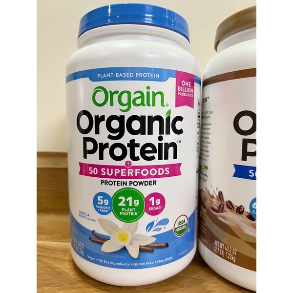 Bột đạm thực vật hữu cơ Orgain Organic Protein Plant Based Protein Powder của Mỹ nhiều hương vị
