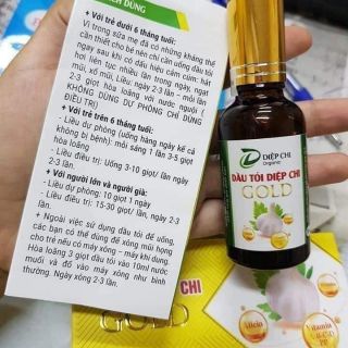 Dầu tỏi diệp chi -keo ho Diệp Chi