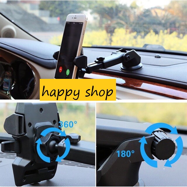 GIÁ ĐỠ ĐIỆN THOẠI 360 độ Ô TÔ ,kẹp điện thoại đa năng 3 chức năng gắn trên xe ô tô độc đáo, tiện lợi .
