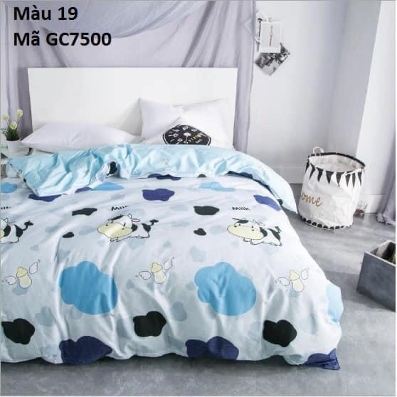GC7500 Vỏ chăn cotton dày dặn 4 mùa in họa tiết 200x230cm