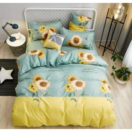 Bộ ga gối cotton poly freeship 99k HCM