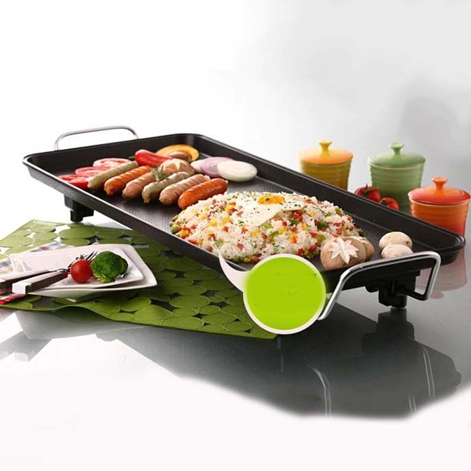 [ SỈ - LẺ ] Bếp Nướng BBQ Điện Mặt bếp Chống Dính Tốc Độ Nướng Nhanh [ BH - 12 Tháng]