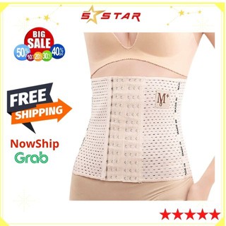 [Freeship] Đai Nịt Bụng M+, Gen Nịt Bụng 6 Nấc Cài Cao Cấp - 5Star