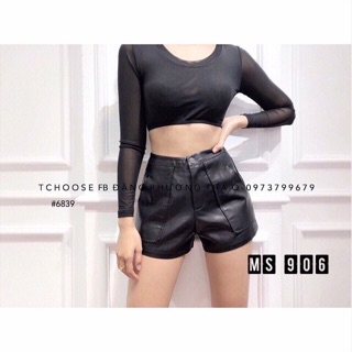 Quần sooc da hàng đẹp Quảng Châu