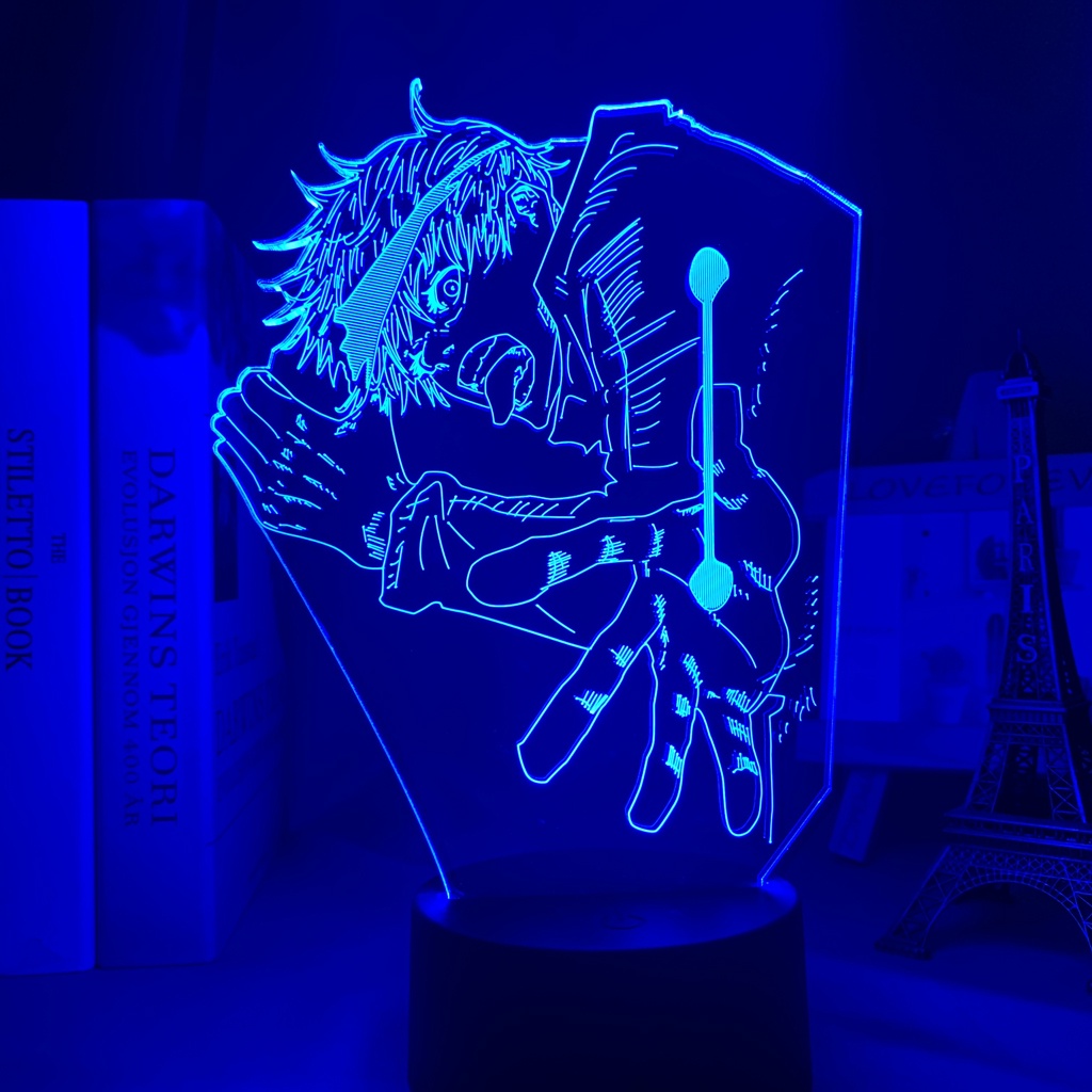 1 đèn ngủ bóng Led hình nhân vật Satoru Gojo Jujutsu Kaisen
