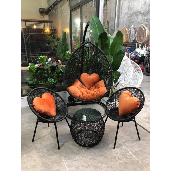 Bàn ghế xích đu ngoài trời ghế thư giã,ban công,quán cafe, nhà hàng