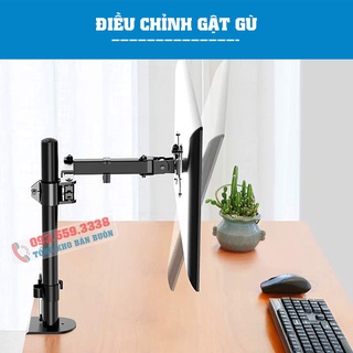 Giá Treo Màn Hình M051 Cao Cấp 17 - 27 - 32 Inch / Tải Trọng 8Kg - Lắp Đặt Kẹp Bàn [ Rẻ Hơn NB F80 - NB H100 ]
