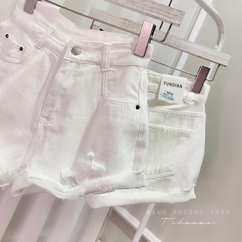 Short Jeans Rách Đen Trắng bigsize Ms 1048 | BigBuy360 - bigbuy360.vn