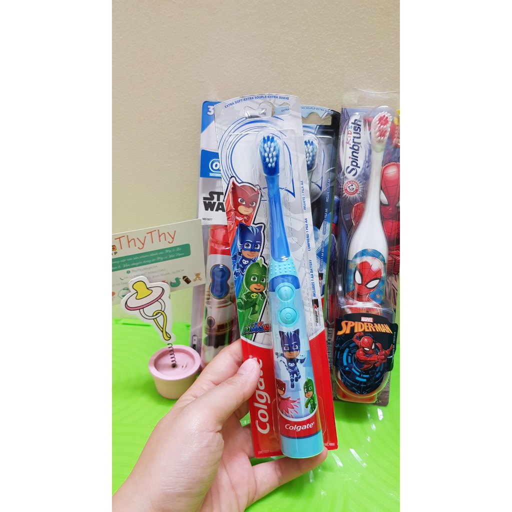 BÀN CHẢI ĐÁNH RĂNG CHẠY BẰNG PIN DÀNH CHO BÉ