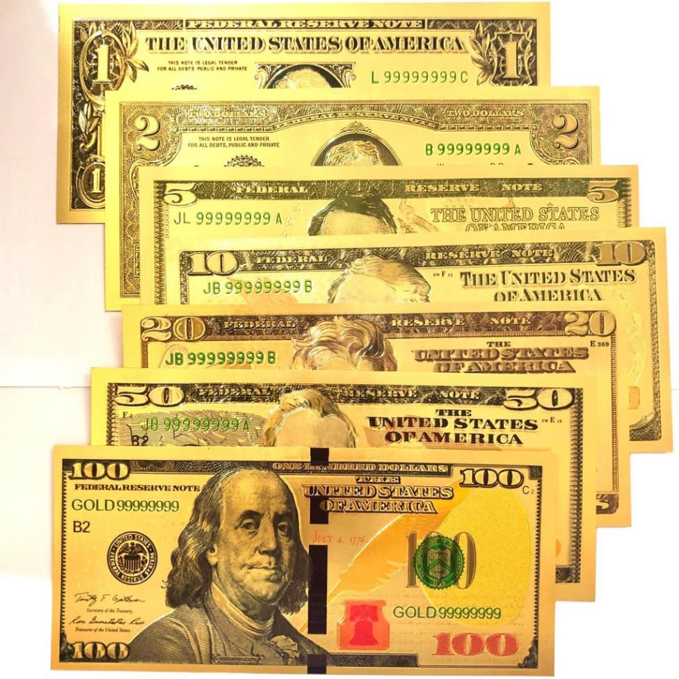 Combo 10 Lá Vàng 100 USD Mẫu Mới Lì Xì Tết Cực Ý Nghĩa