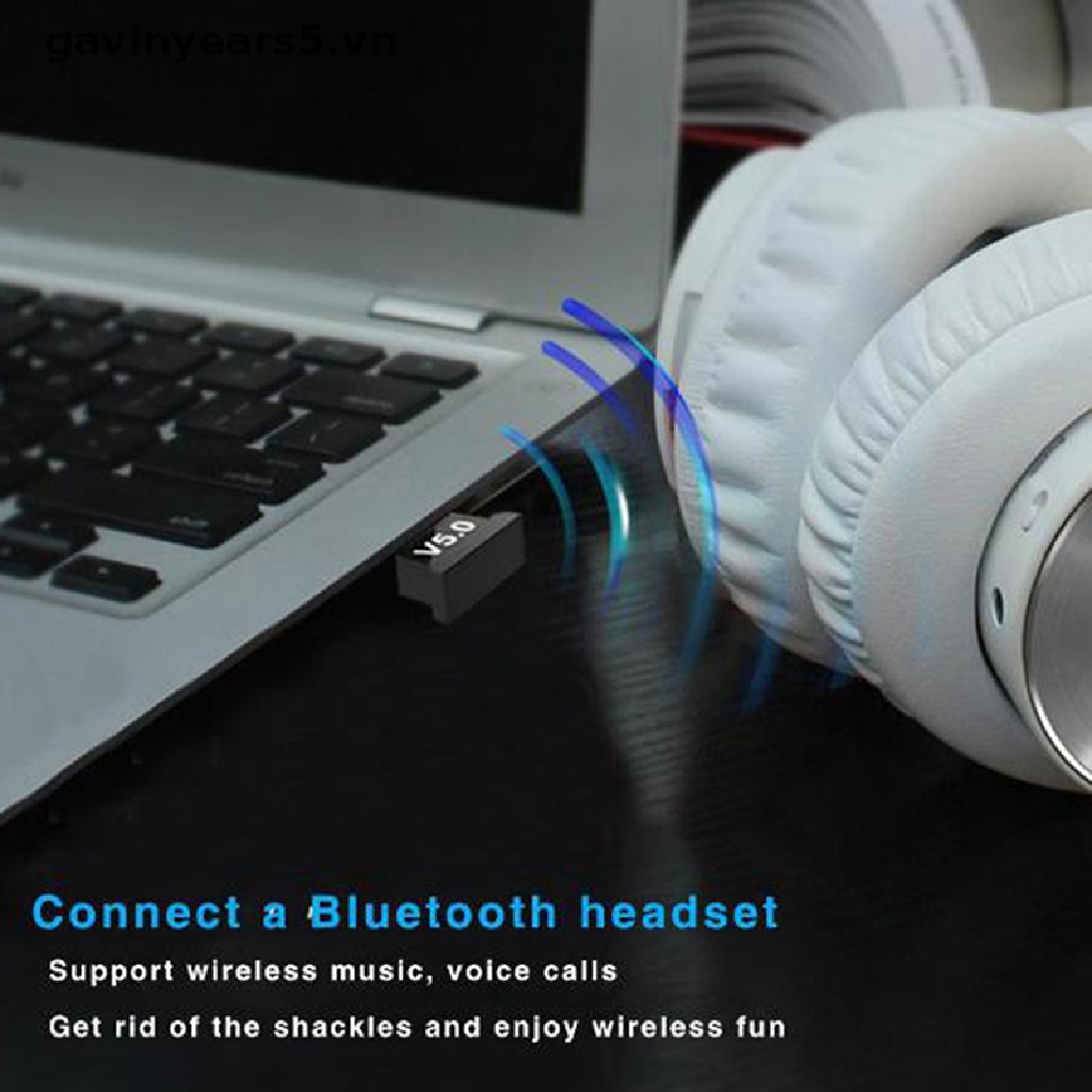 Usb Bluetooth 5.0 nhận tín hiệu không dây cho máy tính