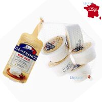 Phô Mai brie mini pháp 5 hộp x 25 g - Ile De France