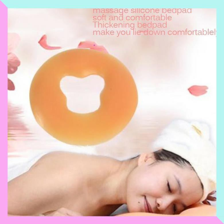 Gối silicon úp mặt massage