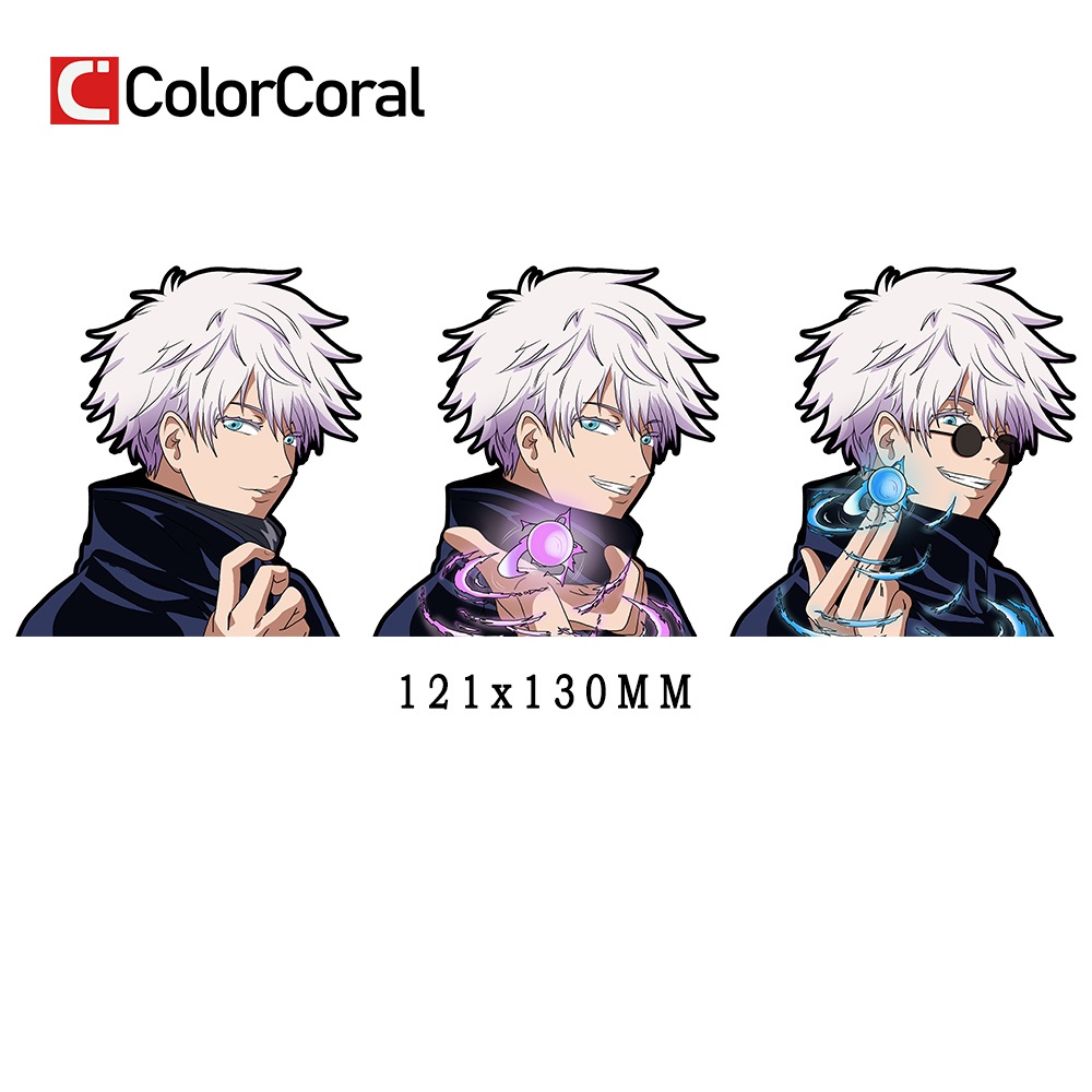 Sticker Chuyển Động 3D Chống Thấm Nước Hình Anime Cho Xe Hơi Laptop