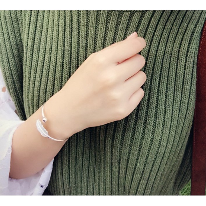 Vòng tay mạ bạc 925 chính hãng cao cấp đẹp giá rẻ trang sức CINLA VT001