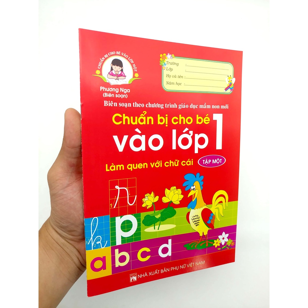 Sách Chuẩn Bị Cho Bé Vào Lớp 1 - Làm Quen Với Chữ Cái - Tập 1