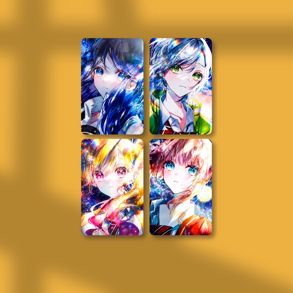 Thẻ Card Bo Góc Anime Project Sekai Colorful Stage! Leo/need - Giấy Bìa Cứng - Có Màng Cán
