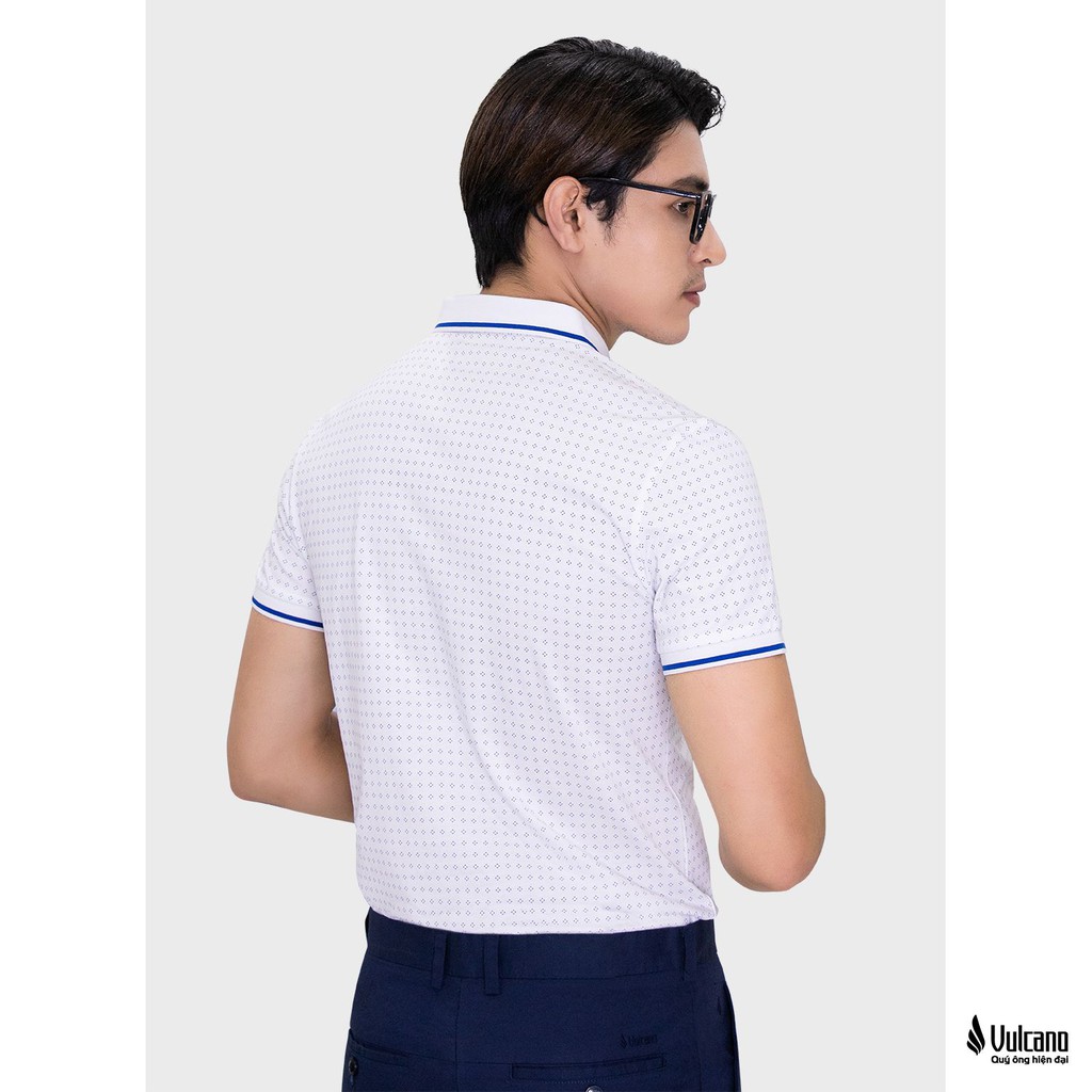 Áo thun Polo nam VULCANO cao cấp vải Cotton Mỹ xuất xịn, chuẩn form, sang trọng, đẳng cấp 1002 | BigBuy360 - bigbuy360.vn