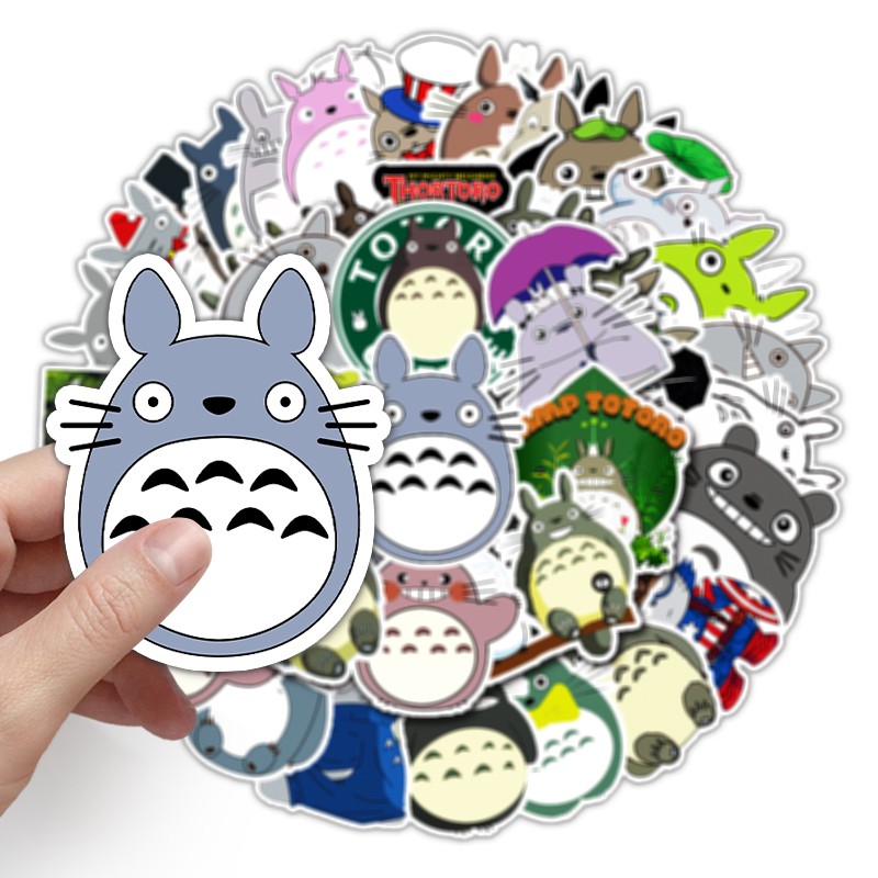 Set 50 Sticker Hoạt Hình Dễ Thương