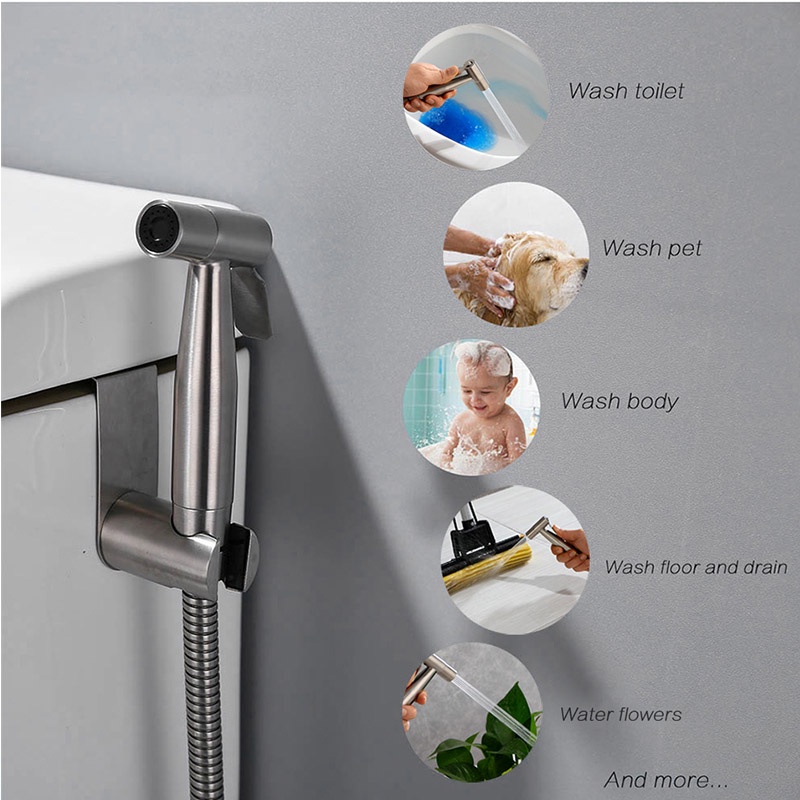 Vòi Xịt toilet Bằng Thép Không Gỉ vnh2