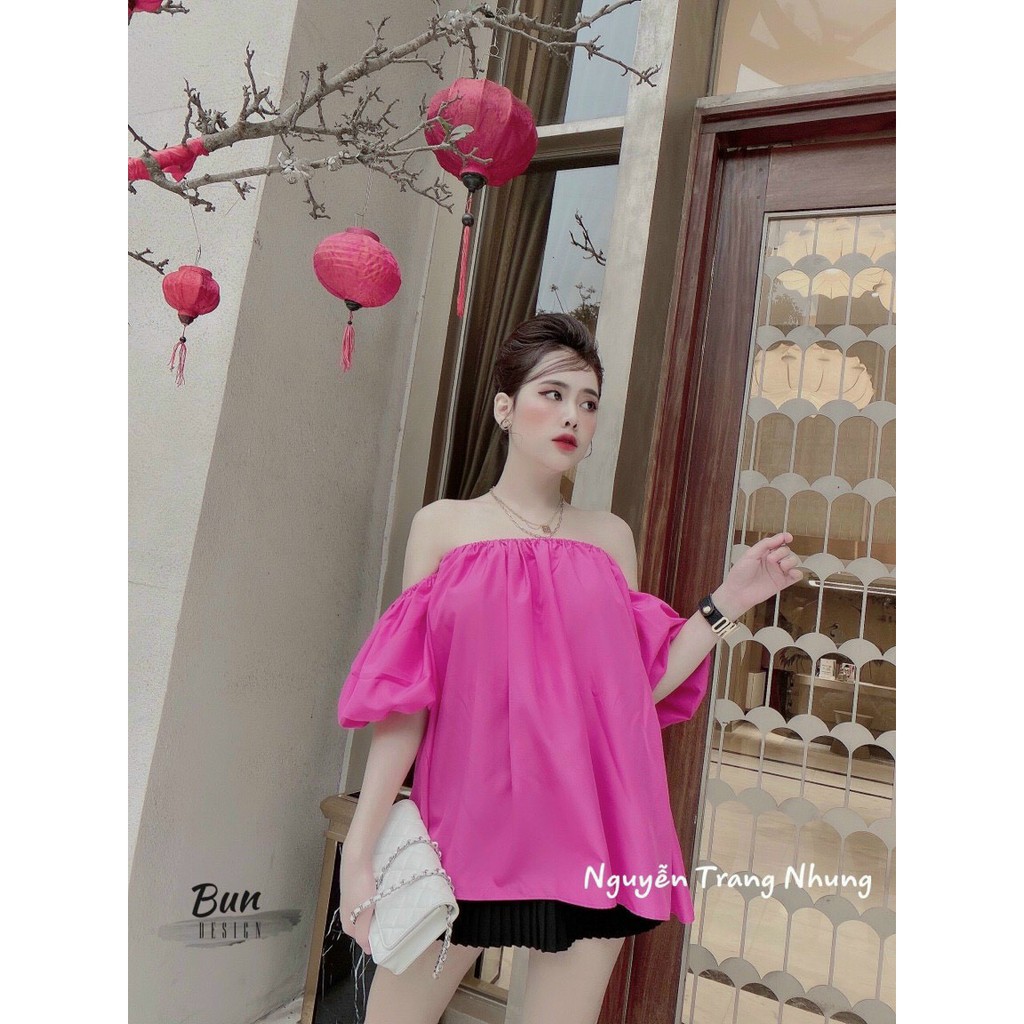 Áo trễ vai tay bồng ( Loại Đẹp ) | BigBuy360 - bigbuy360.vn