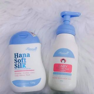 Bộ Đôi Dung Dịch Vệ Sinh Phu Nữ & Sữa Tắm Em Bé Hanayuki