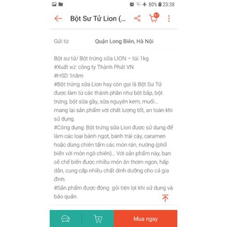 Bột sư tử Lion gói 1kg