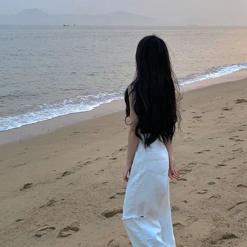 QUẦN JEAN SUÔNG TRẮNG FORM RỘNG HÀNG QC