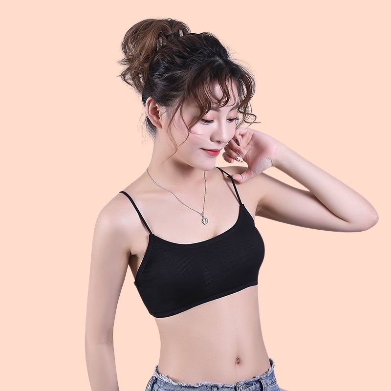 Áo Bra Thun 2 Dây Cotton Co Giãn Thoải Mái AN266