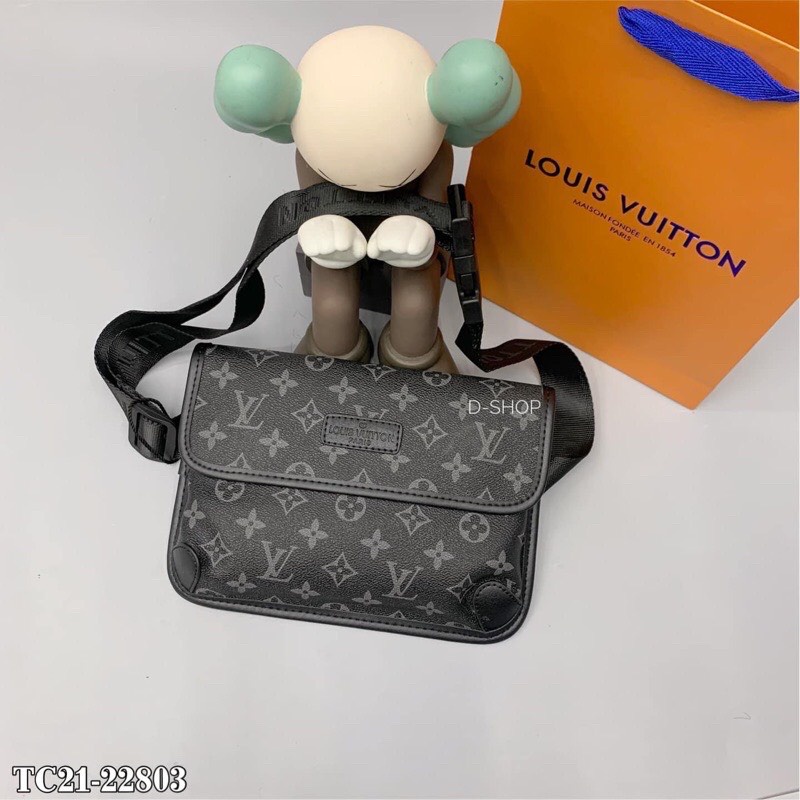 Túi Đeo Chéo LV Hoạ Tiết In Vân Nổi Cực Chất - Bag Đeo Ngực Nam Nữ Da Cao Cấp