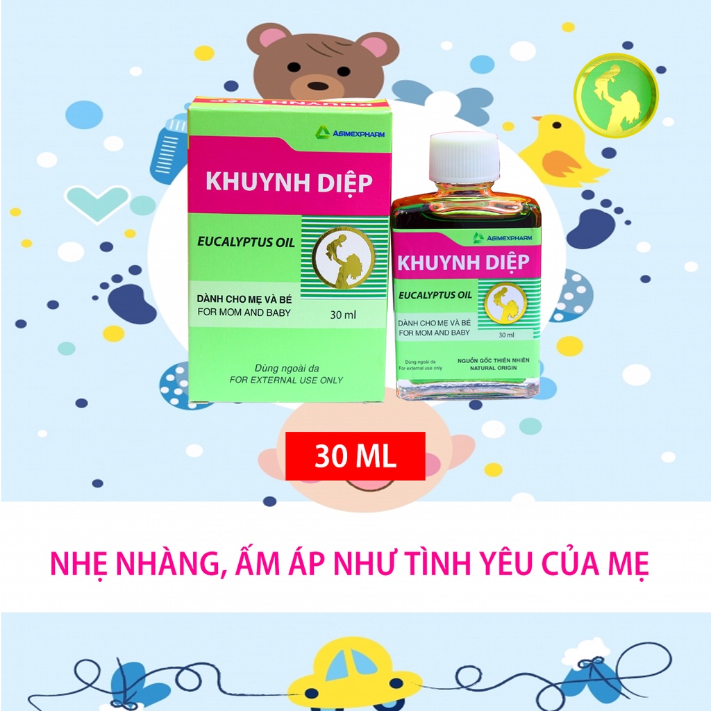 Dầu khuynh diệp cho mẹ và bé