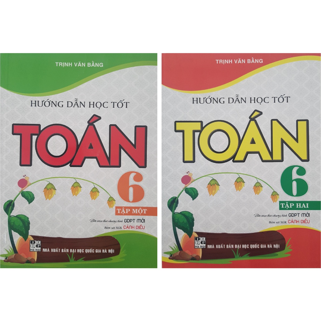 Sách - Combo Hướng dẫn học tốt Toán 6 (Bám sát SGK Cánh Diều)