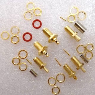 Đầu SMA-KY ren ngoài connector nối cáp 0.81 1.13 1.37 RG174 RG178 RG316 RG58