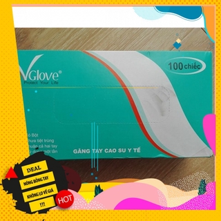 Găng tay y tế VGLOVE – có bột