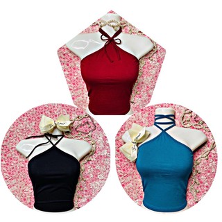 [ƯU ĐÃI NGAY HÔM NAY MUA 1 TẶNG 1]❤ Áo Croptop Yếm cột dây❤️(KÈMVIDEO&ẢNHTHẬT)