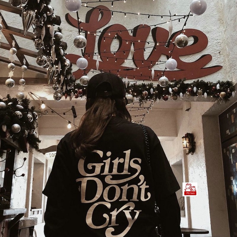 Áo Thun Tay Ngắn In Chữ MADE X Girl Don 'T cry Cobranded girls Don' T cry Isetan