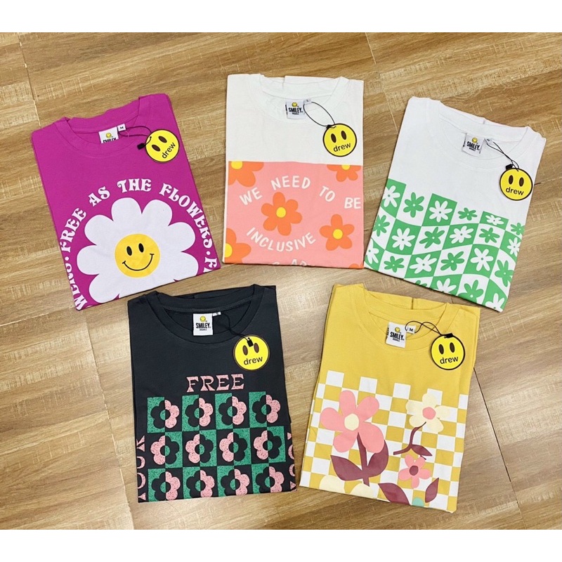 ÁO THUN XUẤT HÀN SMILE HOA