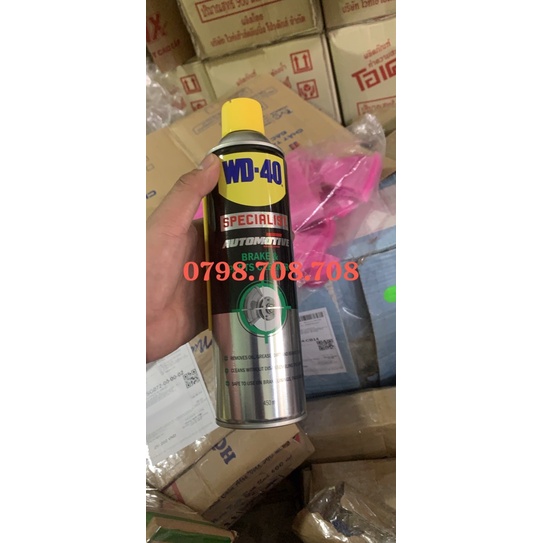 Chất làm sạch cụm thắng/phanh WD-40 Brake &amp; Parts Cleaner 450ml