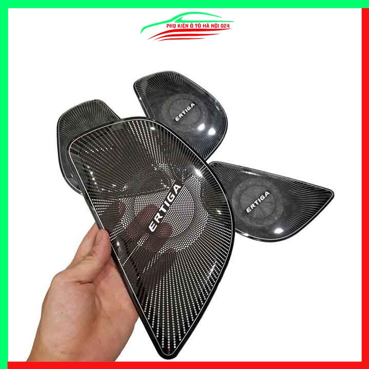 Bộ ốp màng loa Ertiga 2019-2022 chuẩn theo xe vân Titan chống xước trang trí nội thất ô tô
