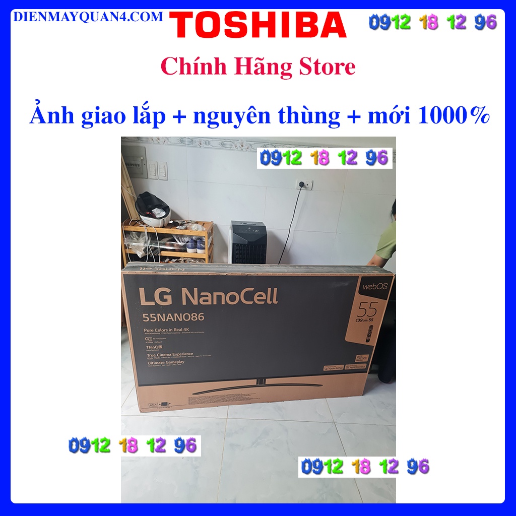 Smart Tivi NanoCell LG 4K 55 inch 55NANO86TPA