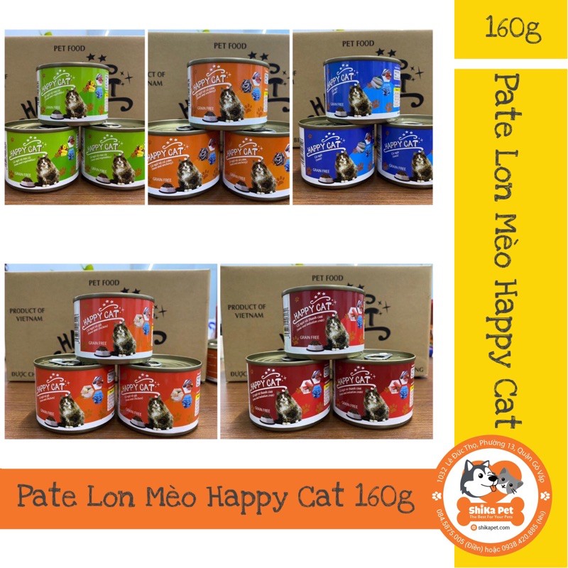 Pate Mèo Happy Cat 160g