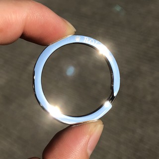 👑 Vòng Nhẫn Móc Chìa Khóa Cao Cấp 316L 💎