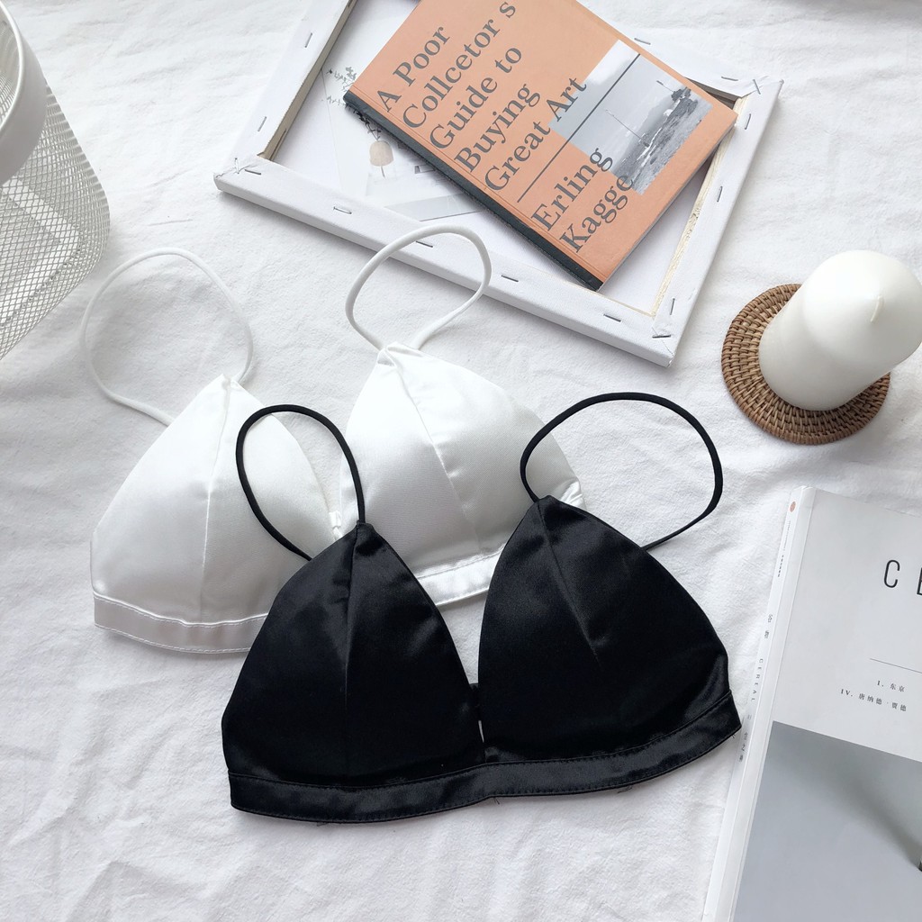 [RẺ VÔ ĐỊCH] Áo bra nữ lụa diện váy áo hở vai nâng ngực không gọng mút mỏng Y46 | BigBuy360 - bigbuy360.vn