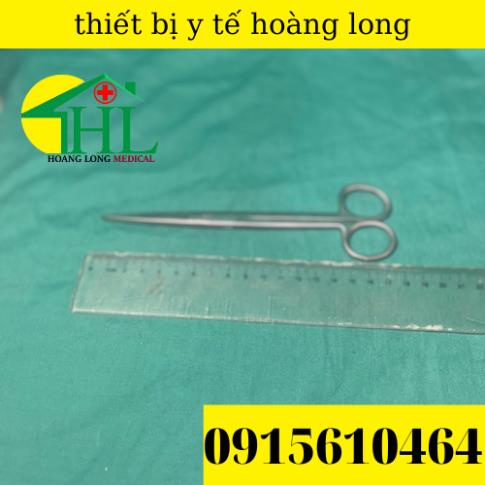 [Hàng Chính Hãng Parkistan] Kéo Y Tế Thẳng Nhọn 18cm- Kéo Cắt Chỉ