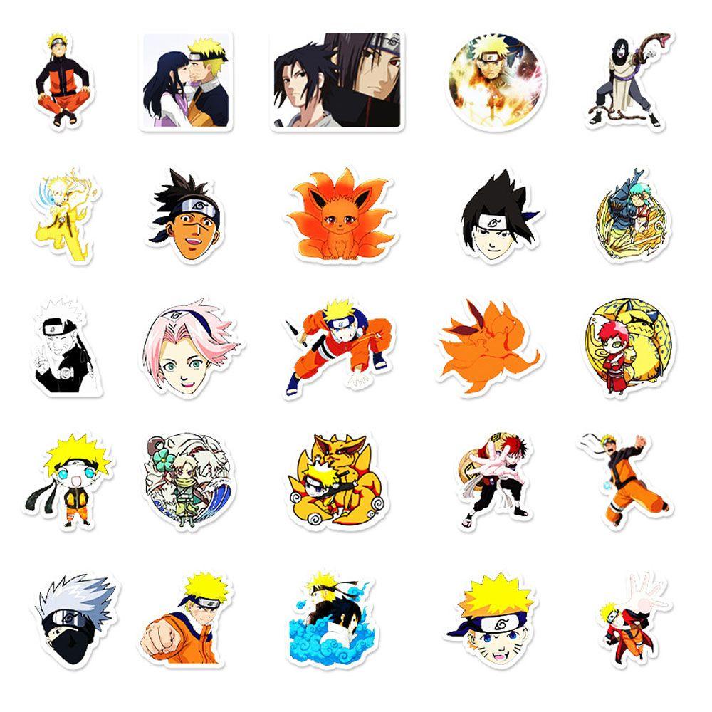 Miếng Dán Trang Trí Vali / Laptop / Xe Máy / Vali Hình Naruto Chống Thấm Nước