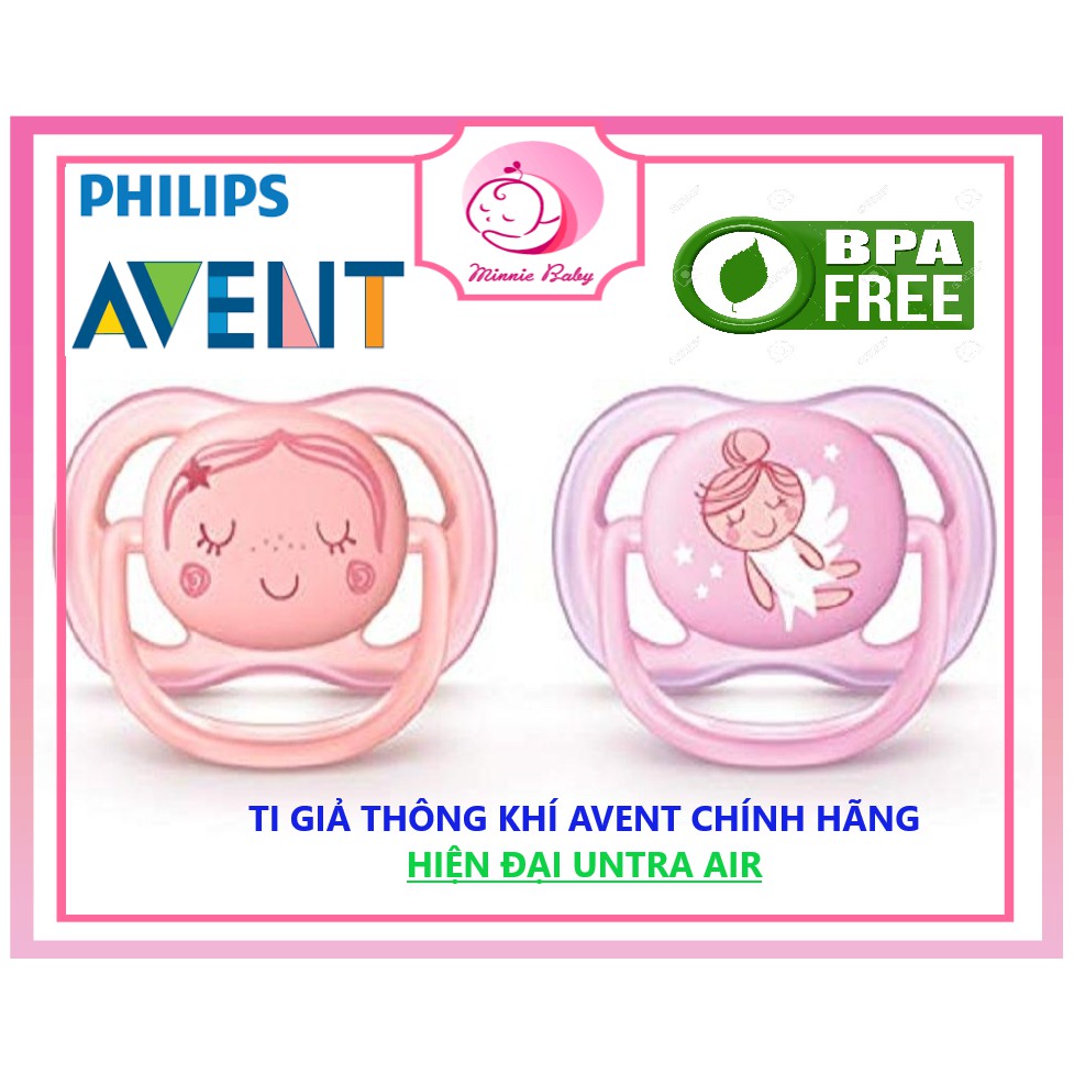 Shop Minnie Baby - Núm ti giả Philips Avent SCF544/10 Silicone (từ 0 - 6 tháng tuổi)