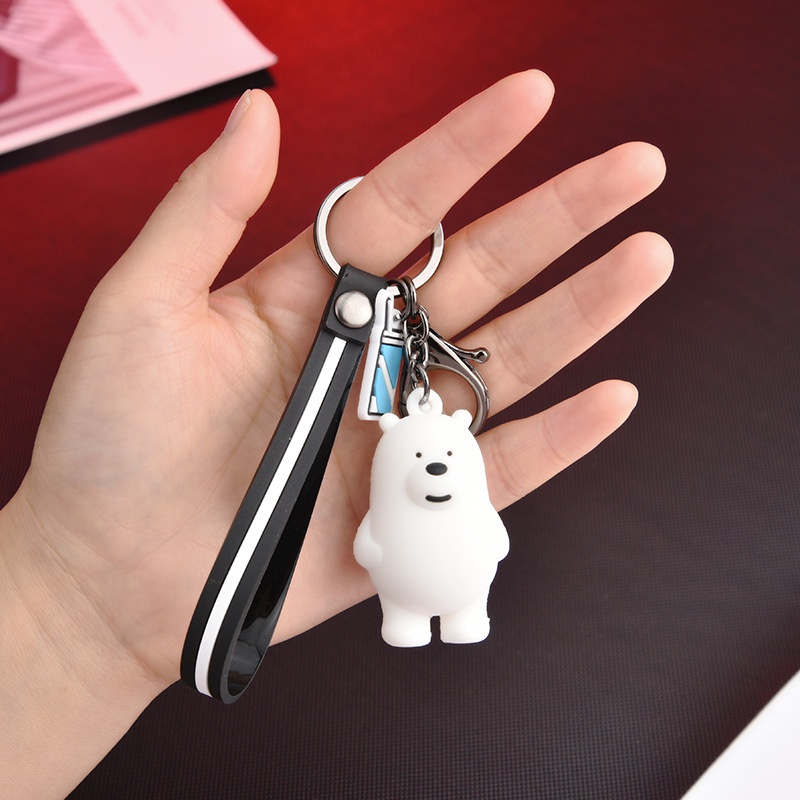Móc khóa hình gấu đáng yêu cho cặp đôi